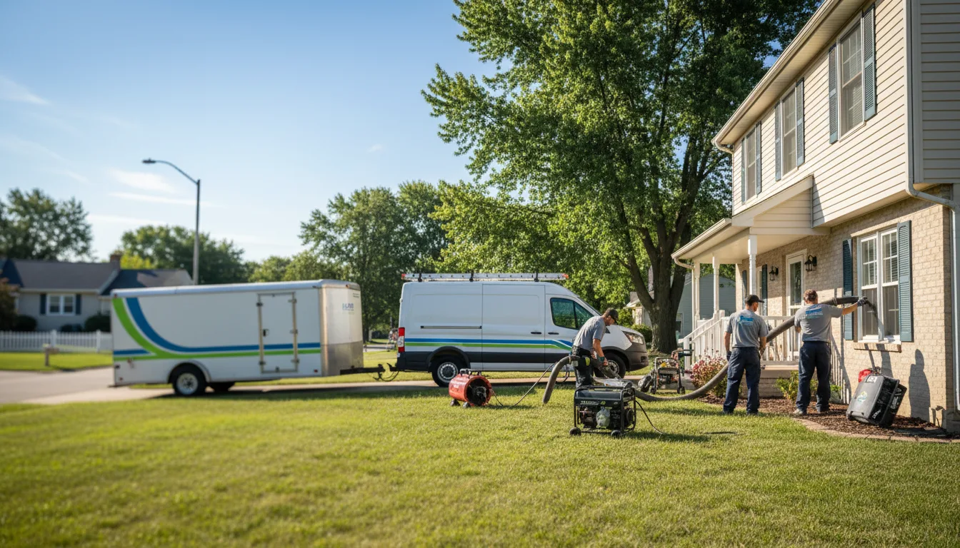 Flooded Basement Restoration And Cleanup With Repair in Orient, IL near me